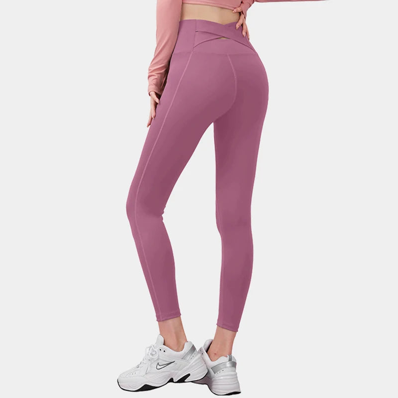 Leggings de Yoga con Detalle Cruzado Leggings de Yoga con Detalle Cruzado