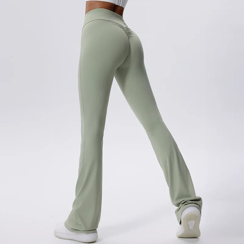 Pantalones Yoga Clásicos Acampanados Pantalones Yoga Clásicos Acampanados