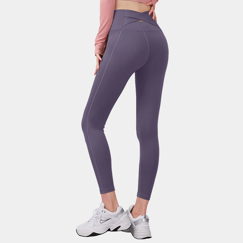 Leggings de Yoga con Detalle Cruzado Leggings de Yoga con Detalle Cruzado