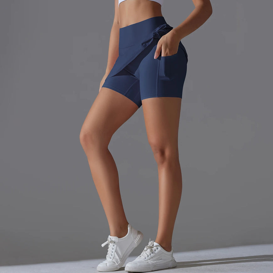 Falda Yoga Básica con Short Interno