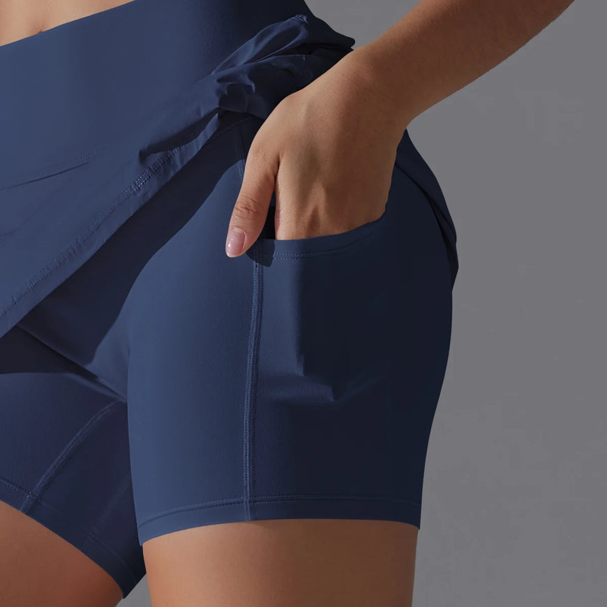 Falda Yoga Básica con Short Interno