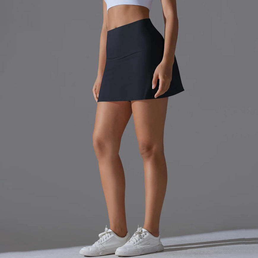 Falda Yoga Básica con Short Interno