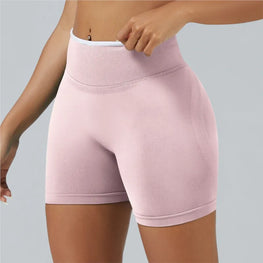 Pantalon Corto  tiro Alto Sin Costuras