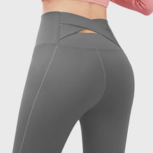 Leggings de Yoga con Detalle Cruzado